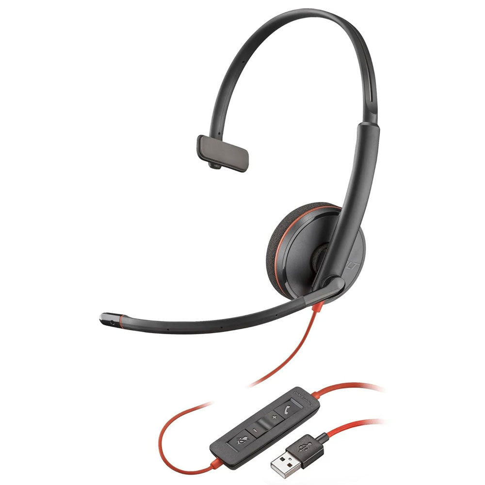 Plantronics Poly Blackwire C3210 Wired Single Ear USB Headset available in Pakistan