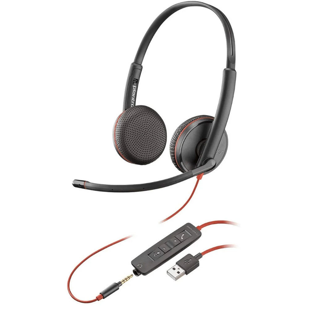Plantronics Poly Blackwire C3225 Wired Headset available in Pakistan