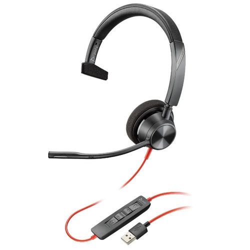 Poly Blackwire 3310 MS USB Single Side Headset buy at a reasonable Price in Pakistan